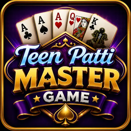 Teen Patti Master Game 2026 featuring an Android card game interface with classic playing cards.