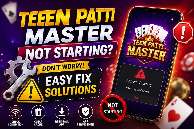 Teen Patti Master App Not Opening Easy Fix Guide